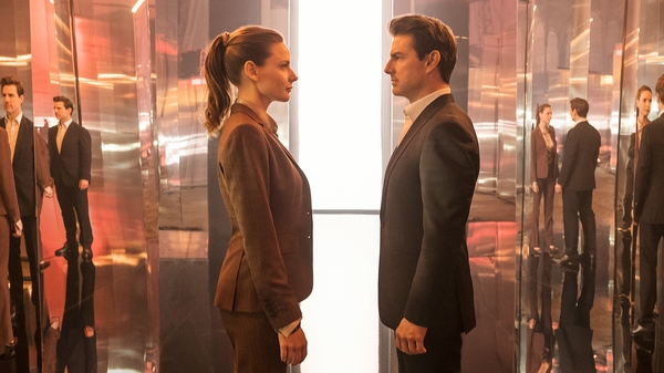 Rebecca Ferguson with Tom Cruise in Mission: Impossible - Fallout