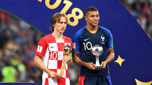 Luka Modric picked up the player of the tournament award