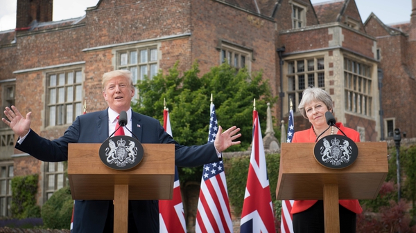 Theresa May said Donald Trump advised her to sue the European Union over Brexit