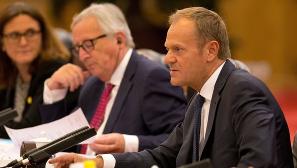 Donald Tusk and Jean-Claude Juncker were in Beijing for a meeting with senior Chinese officials