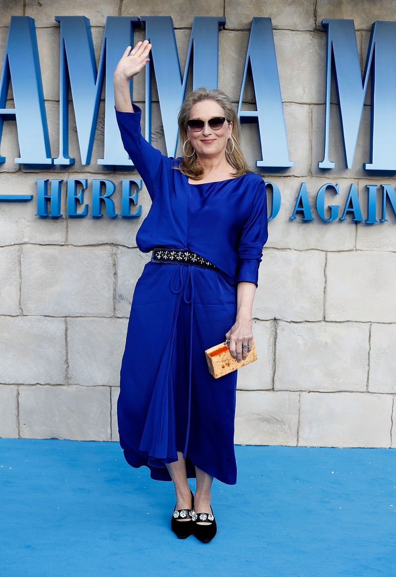 Amanda Cher Meryl Work The Mamma Mia Red Carpet