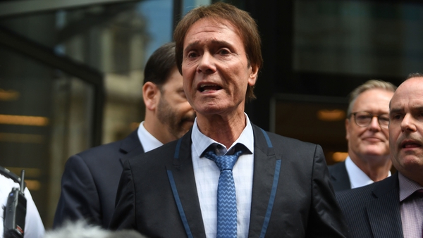 Cliff Richard said that he was too emotional to talk outside court