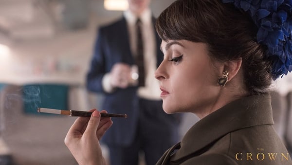 Helena Bonham Carter as Princess Margaret in The Crown