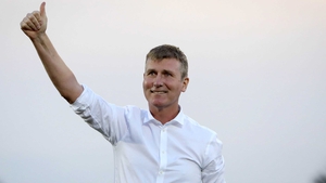 Stephen Kenny salutes the fans