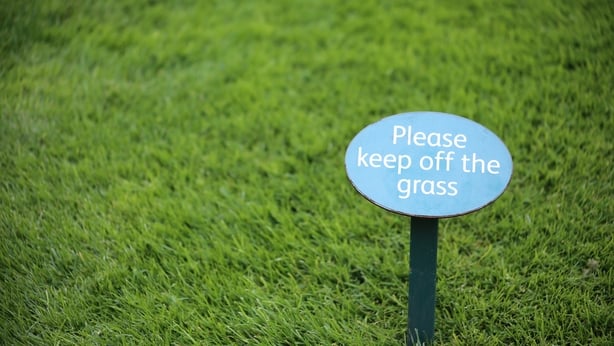 keep off the grass