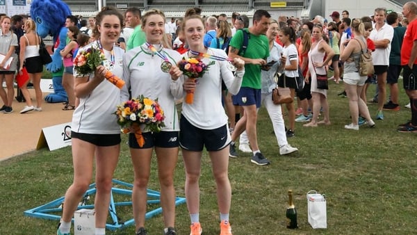 Eilidh Prise, Natalya Coyle,and Sive Brassil helped Ireland to silver at the European Championships in Székesfehérvár, Hungary.