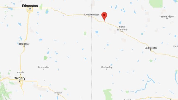 The incident happened north of Maidstone, which is 300 kilometres east of Edmonton.