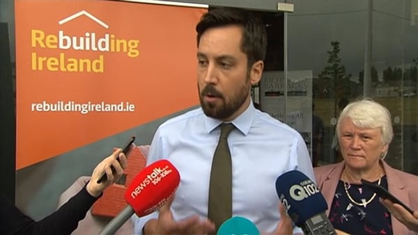 Minister Eoghan Murphy said numbers presenting to homeless services in the Dublin region remains a concern