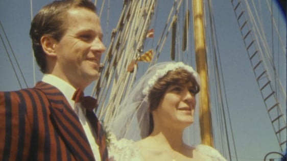 Pauline Keelaghan and David Swale Marry on board The Asgard (1983)