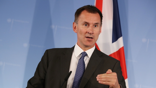 Jeremy Hunt said the British parliament was committed to stopping a no-deal Brexit