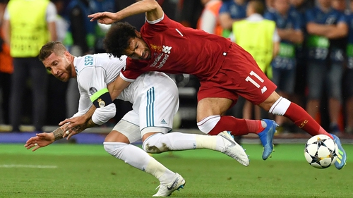 Sergio Ramos's controversial challenge on Mo Salah in the Champions League final