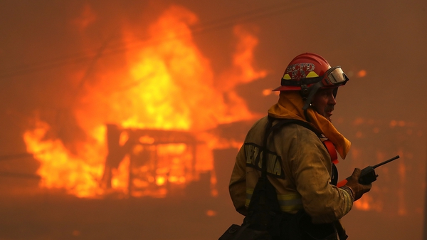 Firefighters are making progress in their efforts to tackle the wildfires