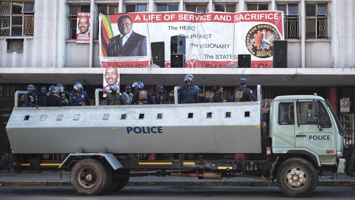 Voters In Zimbabwe Await The Results Of The Presidential Election