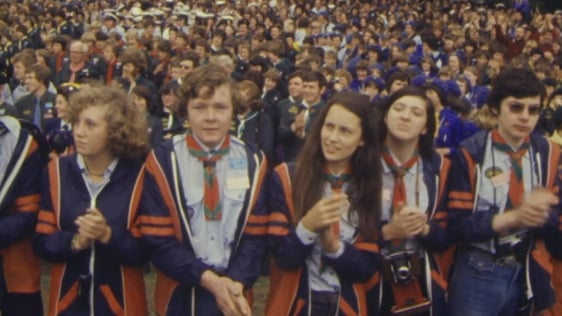 Scouts at international jamboree, Woodstock Estate, County Kilkenny (1978)