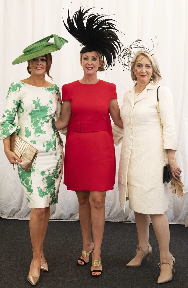 Ladies Day Judges Mandy Maher, Chanelle McCoy and Bairbre Power.