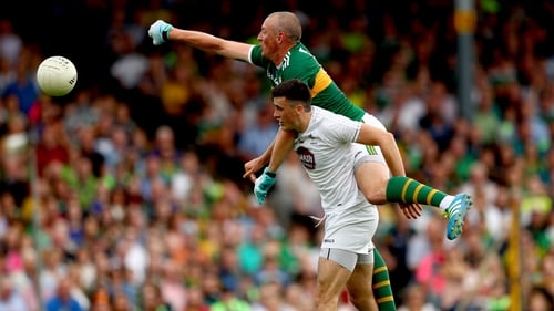 Donaghy in action in his final inter-county game against Kildare in 2018