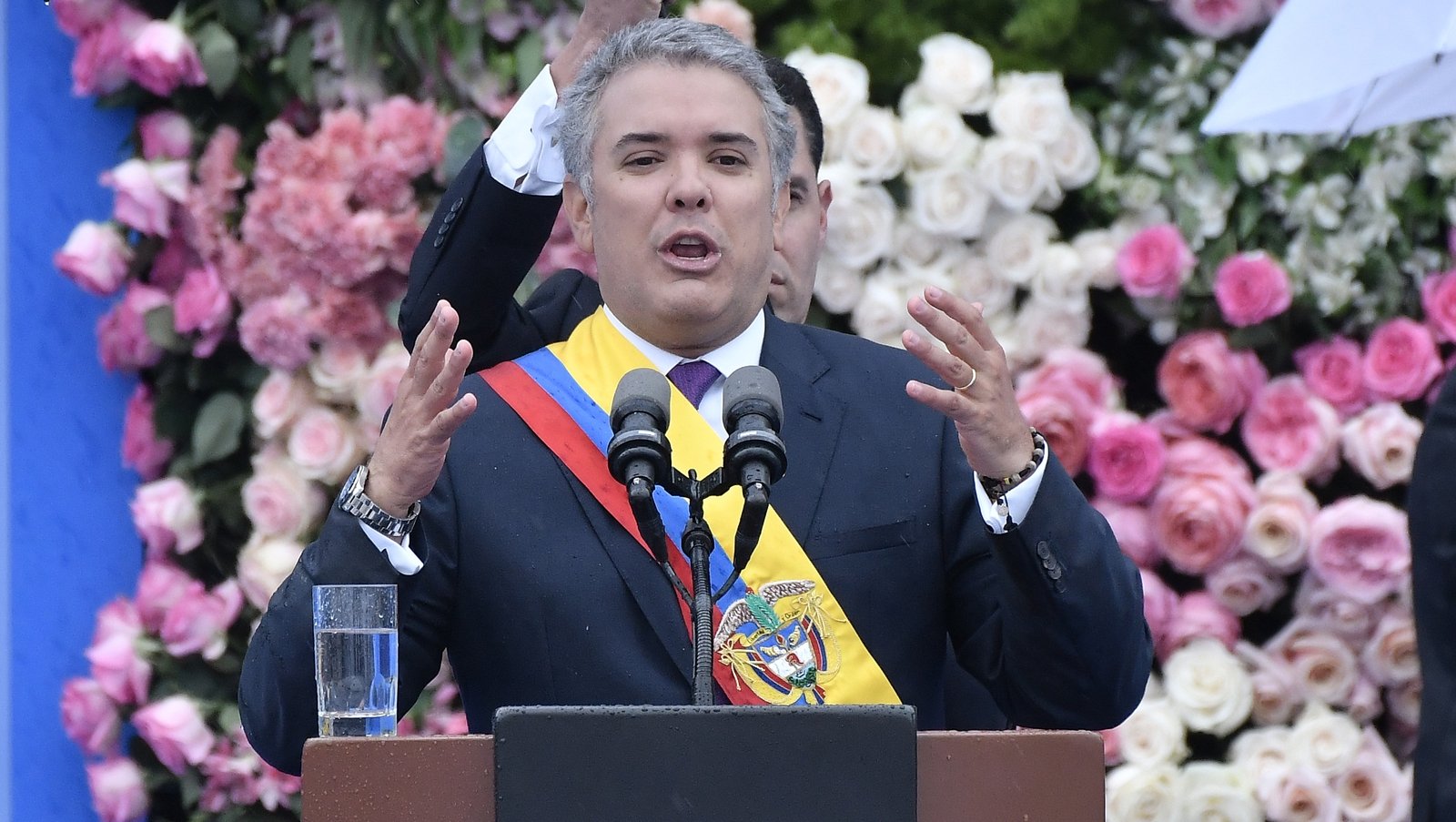 Duque takes office as Colombian president