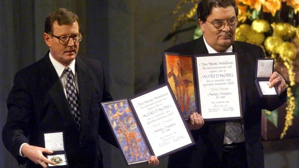 David Trimble and John Hume