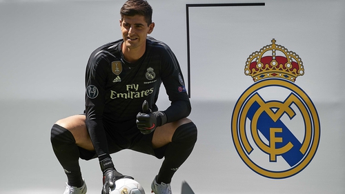 Thibaut Courtois is back with his family in Madrid