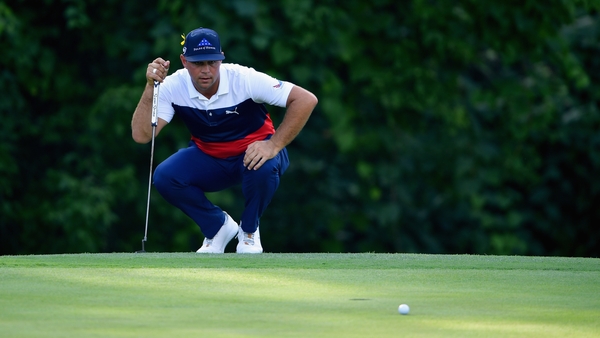 Gary Woodland leads the PGA Championship