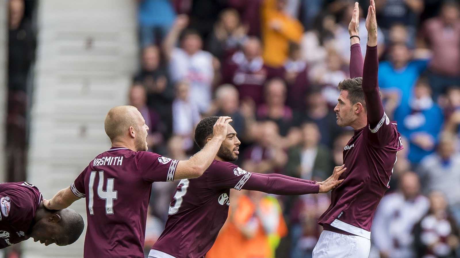 Northern Ireland’s Lafferty seals stunning Hearts win