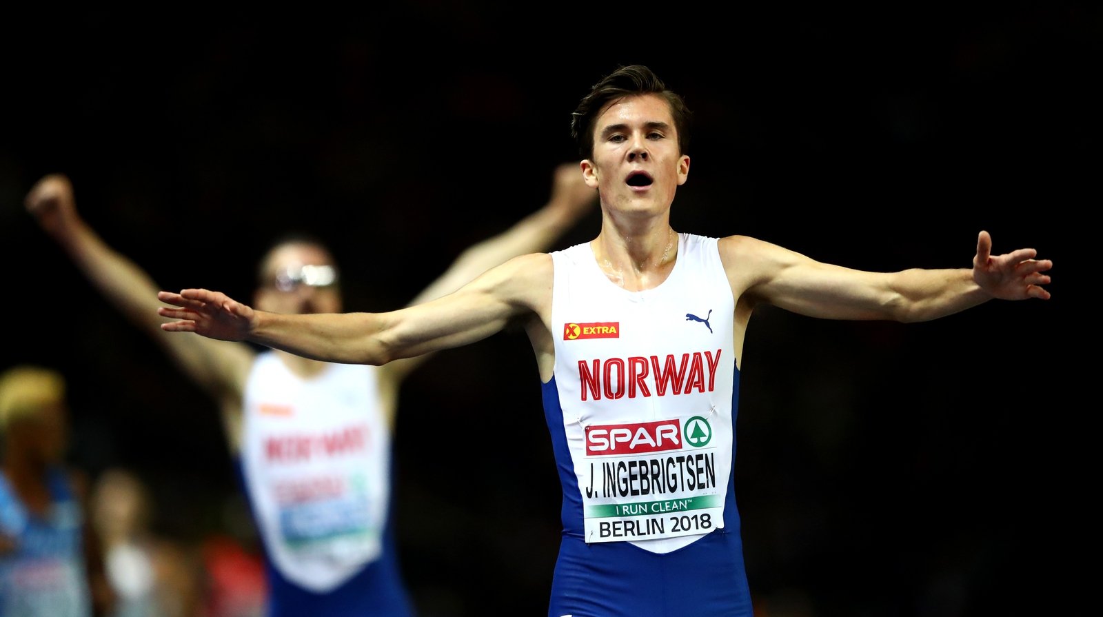 17-year-old Ingebrigtsen makes it double gold in 5000m