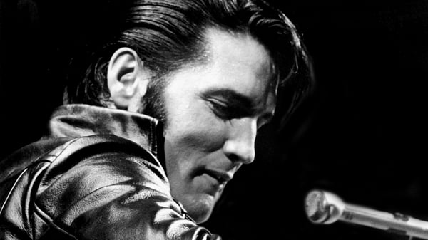 Elvis Presley, pictured during the filming of his 1968 'Comeback Special'