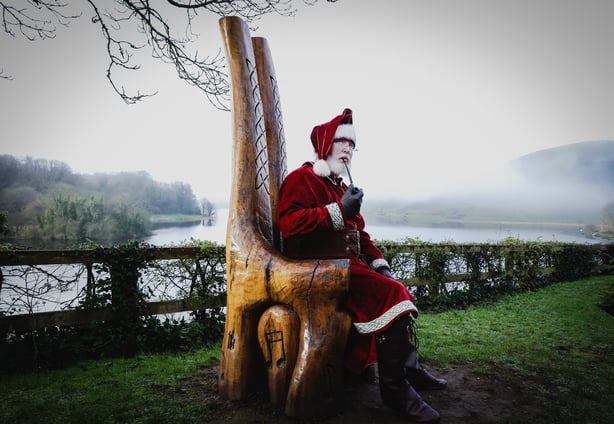 Santa at Lough Gur
