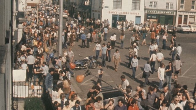 Listowel Town during Fleadh Cheoil (1978)