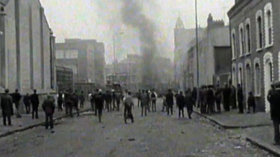The aftermath of the Belfast riots on 15 August, 1969.