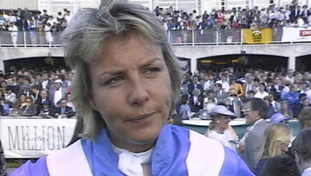 Tracy Piggott at Leopardstown (1988)