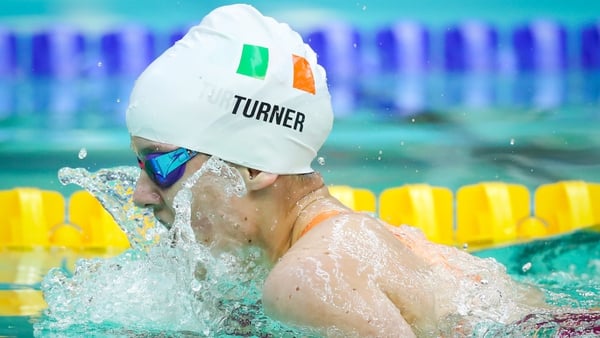 Nicole Turner finished fourth in the 100m Breaststroke SB6 final