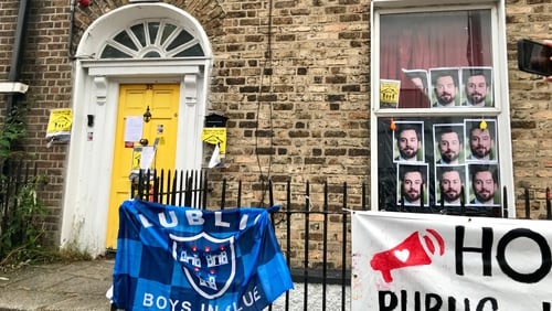 The properties were occupied in a protest over the housing crisis