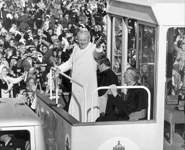 Pope John Paul drew huge crowds to the Phoenix Park