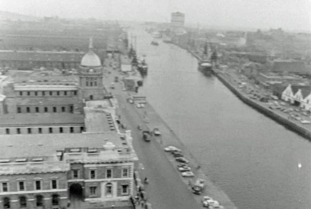 View over Dublin city from Liberty Hall (1963)