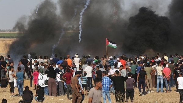 Israel said its troops had opened fire but did not know of any deaths