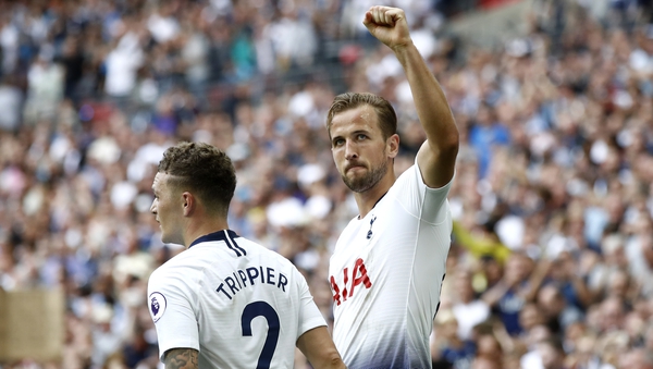 Harry Kane made it 3-1 to Spurs at home to Fulham