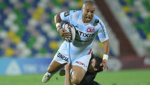 Simon Zebo scored his first competitive try for Racing but the day ended in defeat