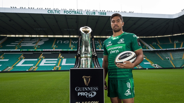 Jarrad Butler at the launch of the new Pro14 season today in Glasgow