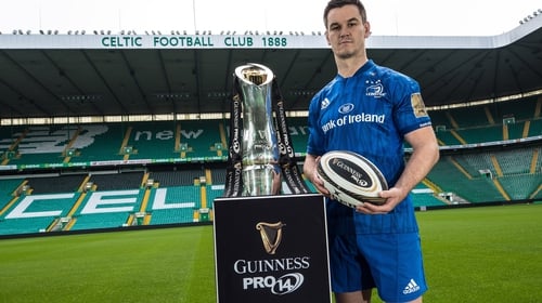 Leinster's Jonathan Sexton at today's Pro14 launch