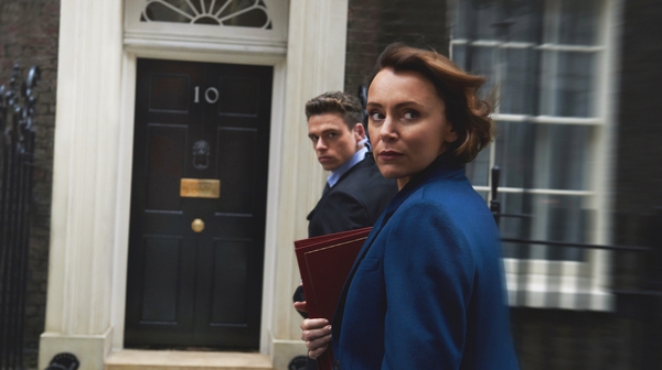 Richard Madden and Keeley Hawes in the BBC drama Bodyguard