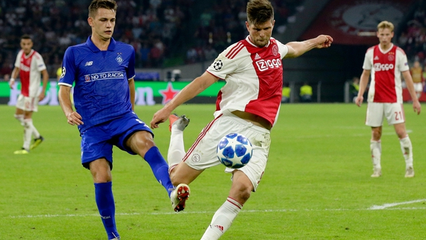 Ajax will take a two-goal lead to Kiev