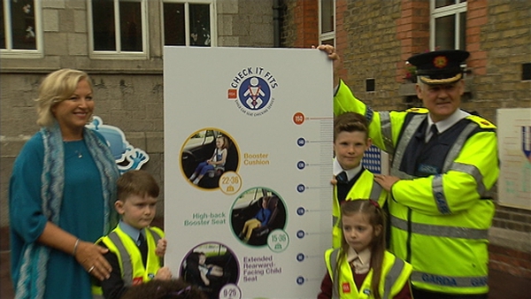 The RSA's 'Seatbelt Safety' message was launched in Dublin today