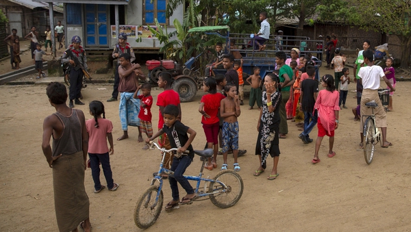 More than 129,000 Rohingya Muslims remain in camps in Myanmar's Rakhine state