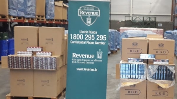 67 million illicit cigarettes and 2,000kgs of smoking tobacco were seized by Revenue last year