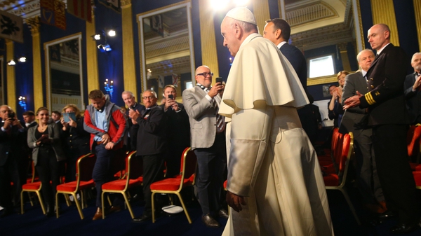 Pope Francis met survivors of abuse for over 90 minutes this evening