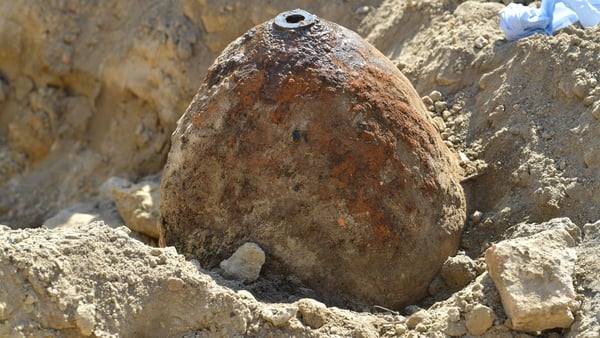 The unexploded bomb is believed to have been dropped on the city by American forces