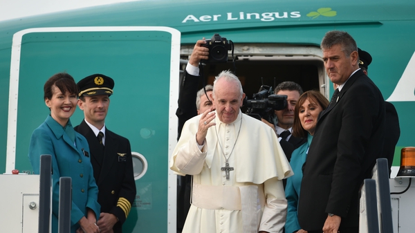Pope Francis has departed Ireland