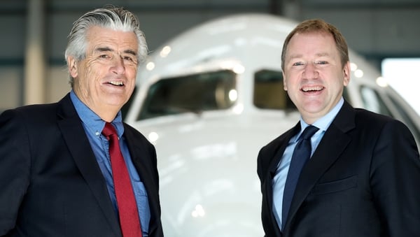 Pat Byrne, CityJet CEO, and Stephen Kavanagh, Aer Lingus CEO