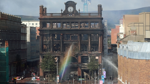 The blaze which gutted Primark's Bank Buildings site has caused major disruption in the area